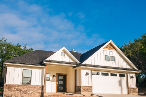 Modern Farmhouse With Brick in Spicewood-SOLD